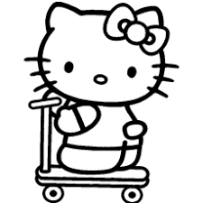 Hello kitty at the beach coloring page | free printable. Top 75 Free Printable Hello Kitty Coloring Pages Online