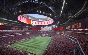 However, published attendance figures from events such as the super bowl football game have exceeded 79,000. Mercedes Benz Stadium Hok