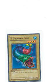 YuGiOh Card 7 Colored Fish sd4-en002 1st Edition | eBay