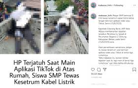 Untuk melanjutkan kesebuah video lengkapnya sangatlah mudah. Remaja Ini Tewas Tersengat Listrik Saat Asyik Main Tiktok