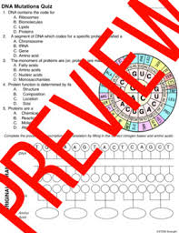 Dna replication dna discovery of the dna double helix a. Dna Mutations Quiz With Answer Key Pdf Laney Lee