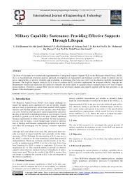 Start date sep 10, 2016. Pdf Military Capability Sustenance Providing Effective Supports Through Lifespan