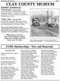 CLAY COUNTY HISTORICAL SOCIETY