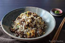 Cumin Beef Fried Rice Recipe Beef Fried Rice Fried Rice Mediterranean Recipes