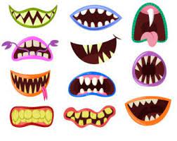 Monsters Mouth And Eyes Digital Clipart Little Monster Party Decorations Monsters Photobooth Props Instant Download Monster Party Decorations Monster Party Little Monster Party