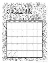 Printable Coloring Calendar For 2021 And 2020 Woo Jr Kids Activities Coloring Calendar Printable December Calendar Calendar Pages