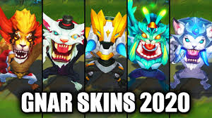Our authors will teach you which items to build, runes to select, tips and tricks for how to how to play gnar. All Gnar Skins Spotlight 2020 League Of Legends Youtube