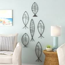 Enjoy the beach anytime with our lov… Highland Dunes 6 Piece Coastal Metal Fish Wall Decor Set Reviews Wayfair