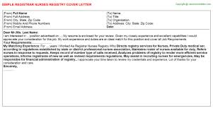 Asst Registrar Cover Letters