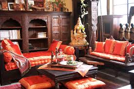 How gorgeous is this mural? Indian Living Room Mediterranean Living Room Los Angeles By Tara Design Houzz