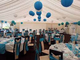 Inspiration For Using Yellow And Blue For Your Wedding Blue Paper Lantern Wedding Decor Decoracion De Eventos Decoracion De Fiesta Decoracion De Unas