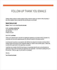 Follow Up Emails After Interview Thank You Email Email After Interview Job Interview Tips