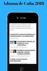 The description of aduana de cuba lista de precios app con esta aplicacion podrás tener a mano el listado de precio actualizado de todo lo permitido para llevar a cuba así como los precios y la cantidad requerida. Aduana De Cuba 2018 For Android Apk Download