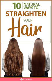 Below, we'll go over what people with curly hair need to do before, during, and after the straightening process to achieve smooth, glossy, straight hair. 10 Natural Ways To Straighten Your Hair Straightening Natural Hair Straightening Hair Tips Diy Hair Treatment