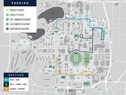 Parking And Shuttle Maps Parking Traffic Notre Dame