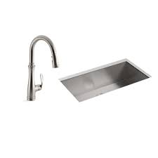 kohler lyric undermount stainless steel
