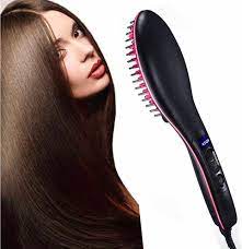 The key to gloss is to use it sparingly, don't over saturate your hair and give it an oily appearance. Szent Peter Ceramic Hair Straightener Brush Electric Hair Straightener Brush Fast Natural Straight Hair Styling Hair Straightener Products Hair Straightener Comb Hair Straightener And Curler Black Buy Online In United Arab Emirates At Desertcart Ae