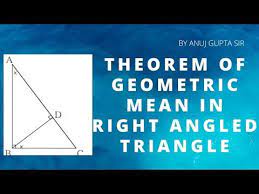 Pythagoras Theorem Youtube Geometric Mean Math Tutorials Theorems