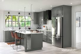 Grove Painted Boulder In 2020 Kitchen Remodel Solid Wood Kitchen Cabinets Solid Wood Kitchens