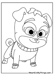 Imagine how you'd like your princess to be, in which decor could she live in, what a story could she have with her friends or what difficulties she might. Puppy Dog Pals Coloring Pages Updated 2021
