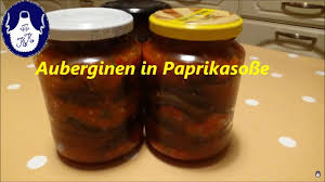 Eingelegte Auberginen In Paprikasosse Eingelegte Auberginen Paprikasosse Auberginen