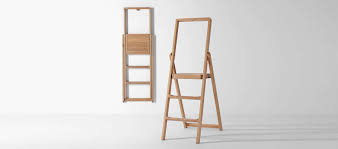 Made of mirror polished stainless steel, designed for stern mounting, fitted with oval steps; 10 Easy Pieces Slim Step Ladders For Small Spaces The Organized Home