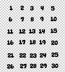 Number Chart Numeral Worksheet Lucky Strike Png Clipart