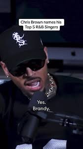 Chris Brown names his top 5 R&B singers. The man has TASTE! #chrisbrown  #tank #usher #brandy #rnb #rnbmoney #rnbmusic