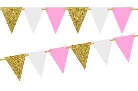 Gold Glitter Solid Pink Solid White 10ft Vintage Pennant Banner Paper Triangle Bunting Flags For Weddings Birthdays Baby Showers Events Parties Download 58,385 gold banner free vectors. gold glitter solid pink solid white 10ft vintage pennant banner paper triangle bunting flags for weddings birthdays baby showers events parties