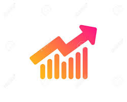 Chart Icon Report Graph Or Sales Growth Sign Analysis And Statistics