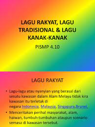 Download and install lagu kanak kanak tadika 1.0 on windows pc. Lagu Tradisional