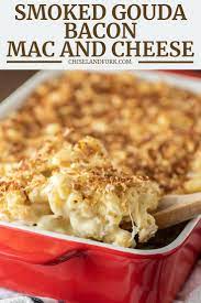 Everybody Loves Mac And Cheese But When You Use Smoked Gouda And Add Some Bacon It S Hard To To Bacon Mac And Cheese Smoked Food Recipes Smoked Mac And Cheese