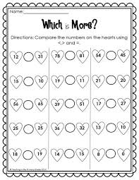Valentine First Grade Activities Your First Graders Will Love To Review Math And Litera Math Valentines Kindergarten Math Worksheets Valentine Math Worksheet