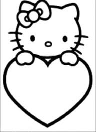 Hello kitty coloring pages angel. Hello Kitty With The Coat Of Arms Of Love Coloring Page Hello Kitty Coloring Hello Kitty Drawing Hello Kitty Colouring Pages