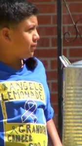 9-year-old boy opens lemonade stand, gives all proceeds for; grandfather's  cancer expenses