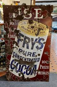 Large Frys Cocoa Enamel On Steel ...