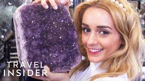 One of the worlds largest amethysts caves! Largest Amethyst Cave In The World Youtube