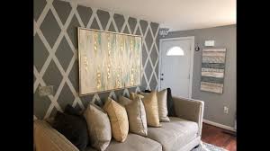 Add architectural details to any space for an accent wall, full room makeover, furniture diy, and more. Accent Wall Design Without Wallpaper Diy Living Room Youtube