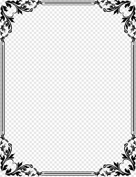 rectangular black floral boarder borders and frames frames design border white png pngegg rectangular black floral boarder