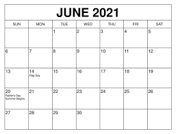 Make every day count with our free 2021 printable calendars. June 2021 Calendar Free Printable Calendar With Holidays