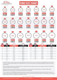 Ring Size Chart Engagement Rings In 2019 Measure Ring