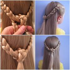 Messy bun & headband // latest hairstyles. Ten Quick And Easy Hairstyles For Your Daughter Which Even Dad Can Do