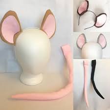 Mouse Ears Or Tail Mouse Ears Headband Mouse Tail Custom Rat Etsy Mouse Costume Rat Costume Ear Headbands
