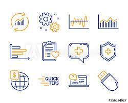 Education Money Diagram And Stock Analysis Icons Simple Set