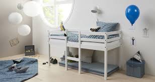 Kinderbett comtesse 70 x 160 cm holz massiv rollrost ohne. Flexa Halbhohes Bett Alfred 70x160 Cm Interismo Onlineshop