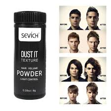 These powders work by collecting the excess oil and moisture from your hair that make it look shiny and flat, while also adding friction and texture to your hair to create extra volume. Sevich Volumizing Hair Styling Powder Vanity Np
