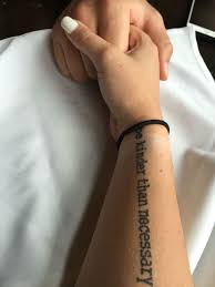 Leave a reply competency in basic relationship skills is a key component of moving from our dysfunctional status quo to a future of thriving on one planet's worth of resources ( one planet thriving ). Be Kinder Than Necessary Tattoo Quote Kind Smallink Tattoos Tattoo Quotes Ink