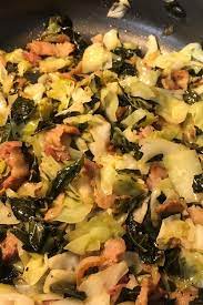 Smothered Collard Greens And Cabbage Recipe In 2021 Collard Greens Side Dish Recipes Cabbage