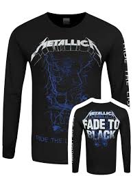 Schroeder has worked with metallica on numerous occasions down through the years, including creating the album cover for st. Metallica Fade To Black Men S Black Longsleeve T Shirt Buy Online At Grindstore Com