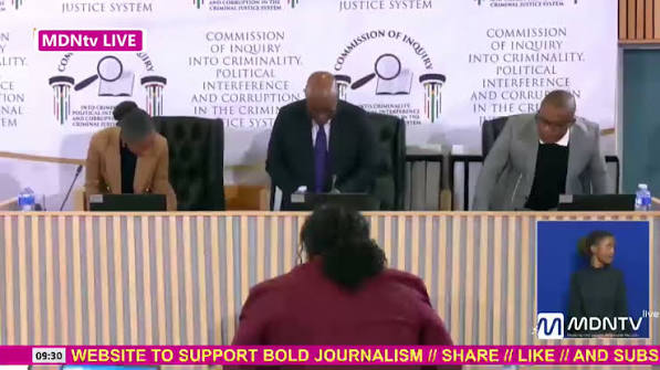 IDAC senior investigator Mantsha Raphesu has been sworn in before the #MadlangaCommission . | MDN News | Facebook